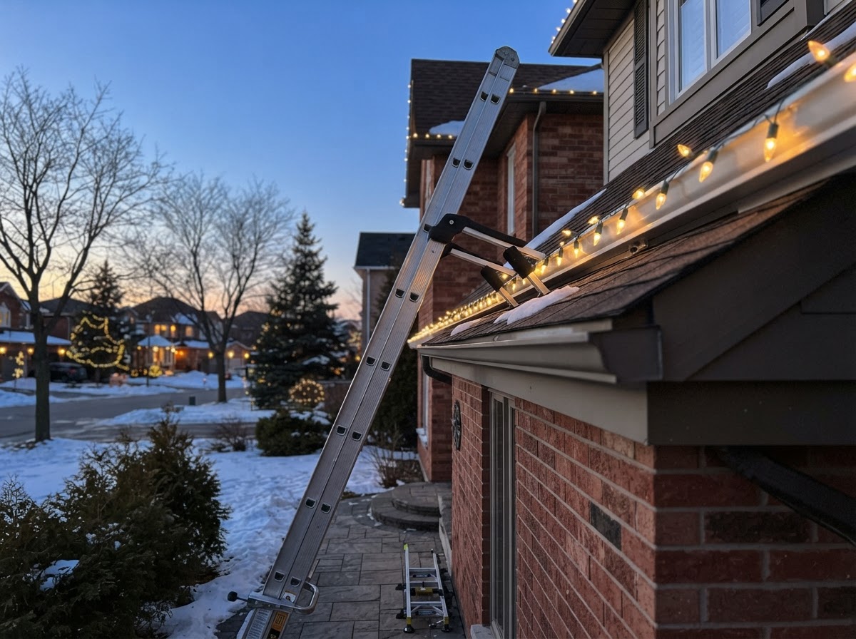 Christmas Light Installation Safety in Richmond Hill: Protecting Your Roof & Home