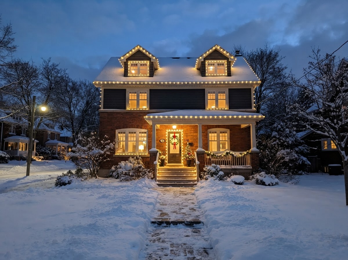 How to Prepare for Christmas Light Installation in Newmarket