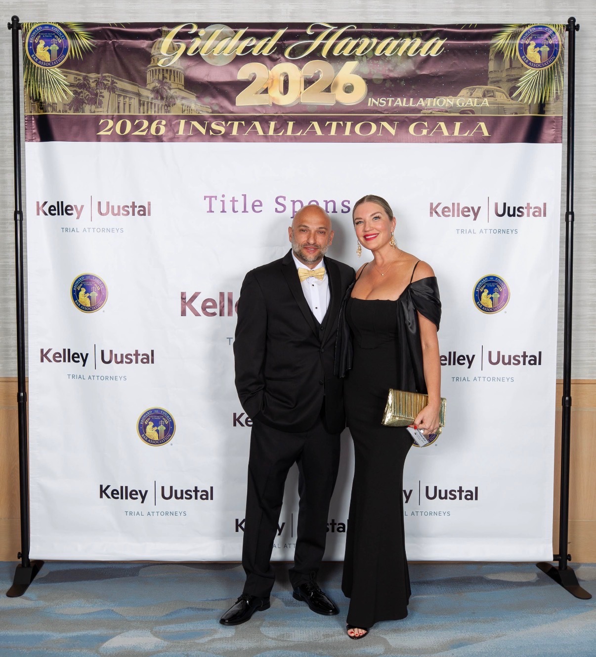 Dave Gagleard attending the Broward County Bar Association formal installation gala