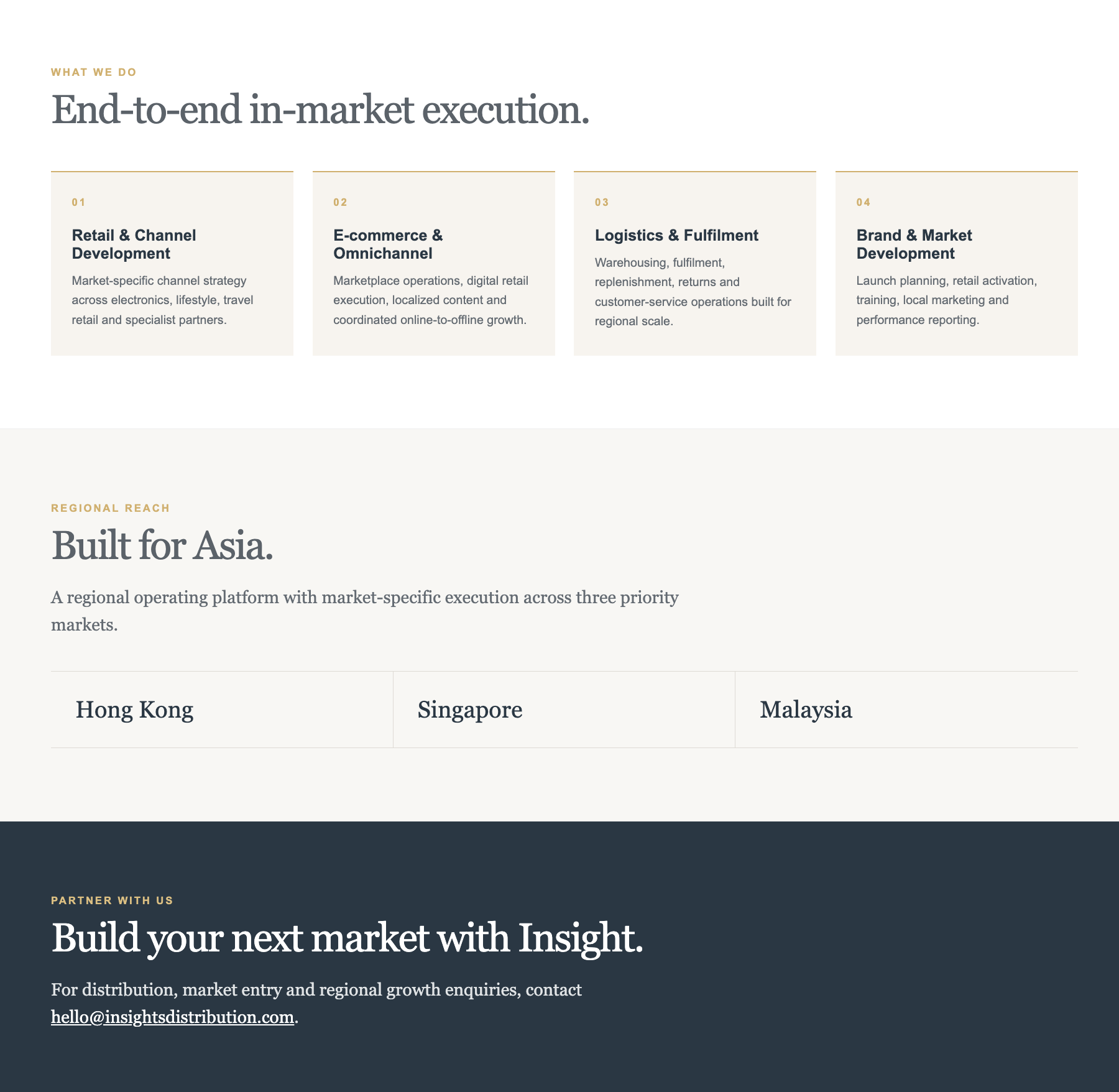 Hong Kong SAR market presence