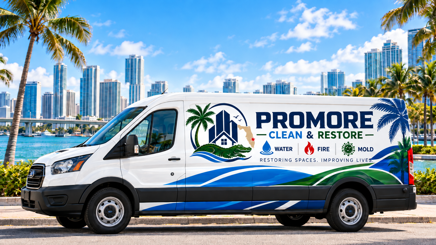 Promore Clean & Restore Official Service Fleet in South Florida