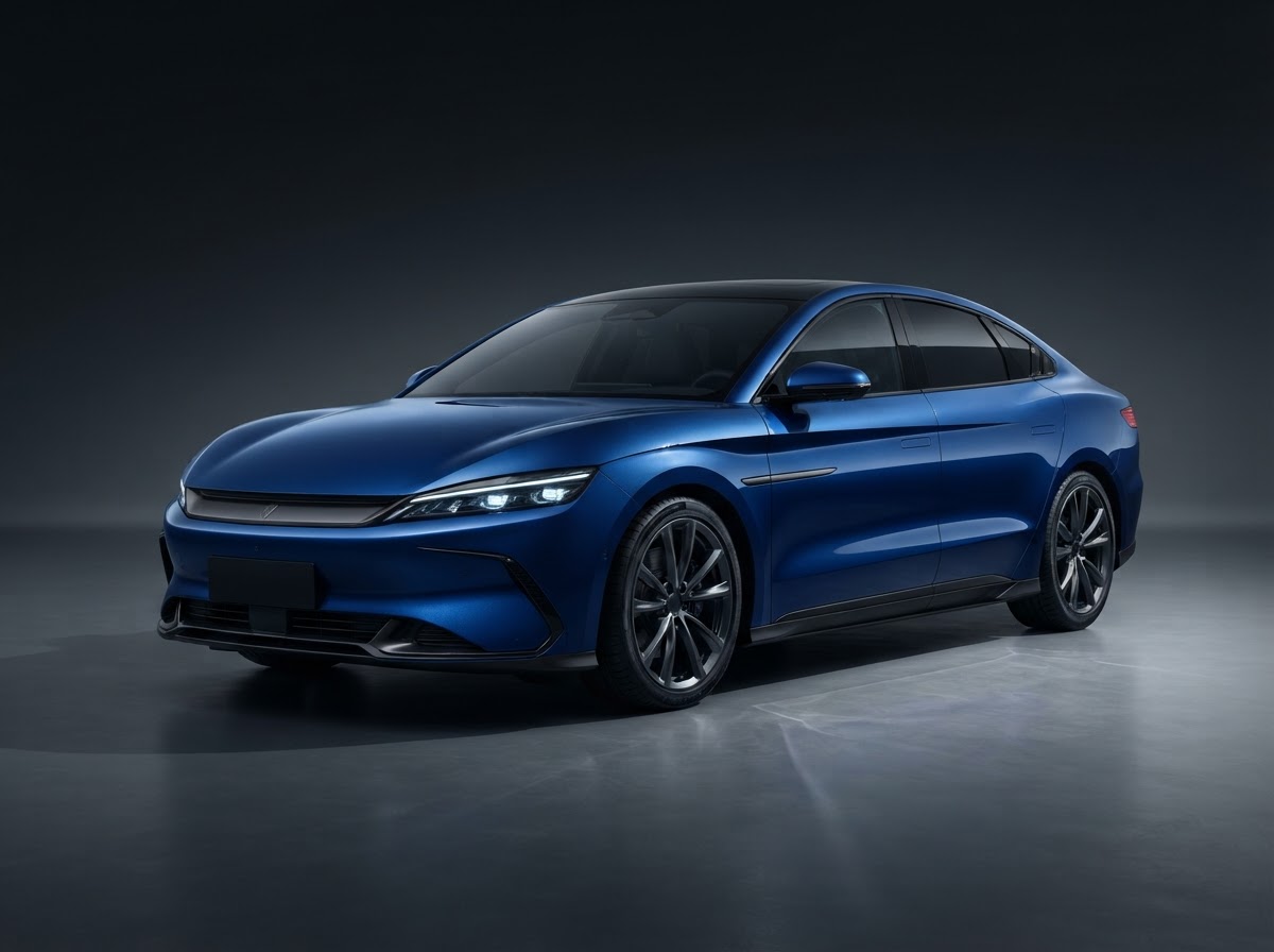 Electric Performance Sedan — representative Chinese-made electric vehicle
