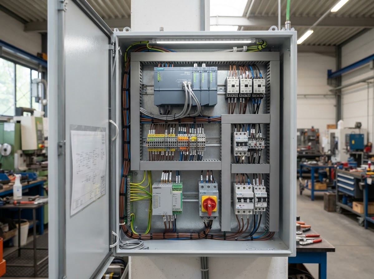 Tablero de control armado por ECA