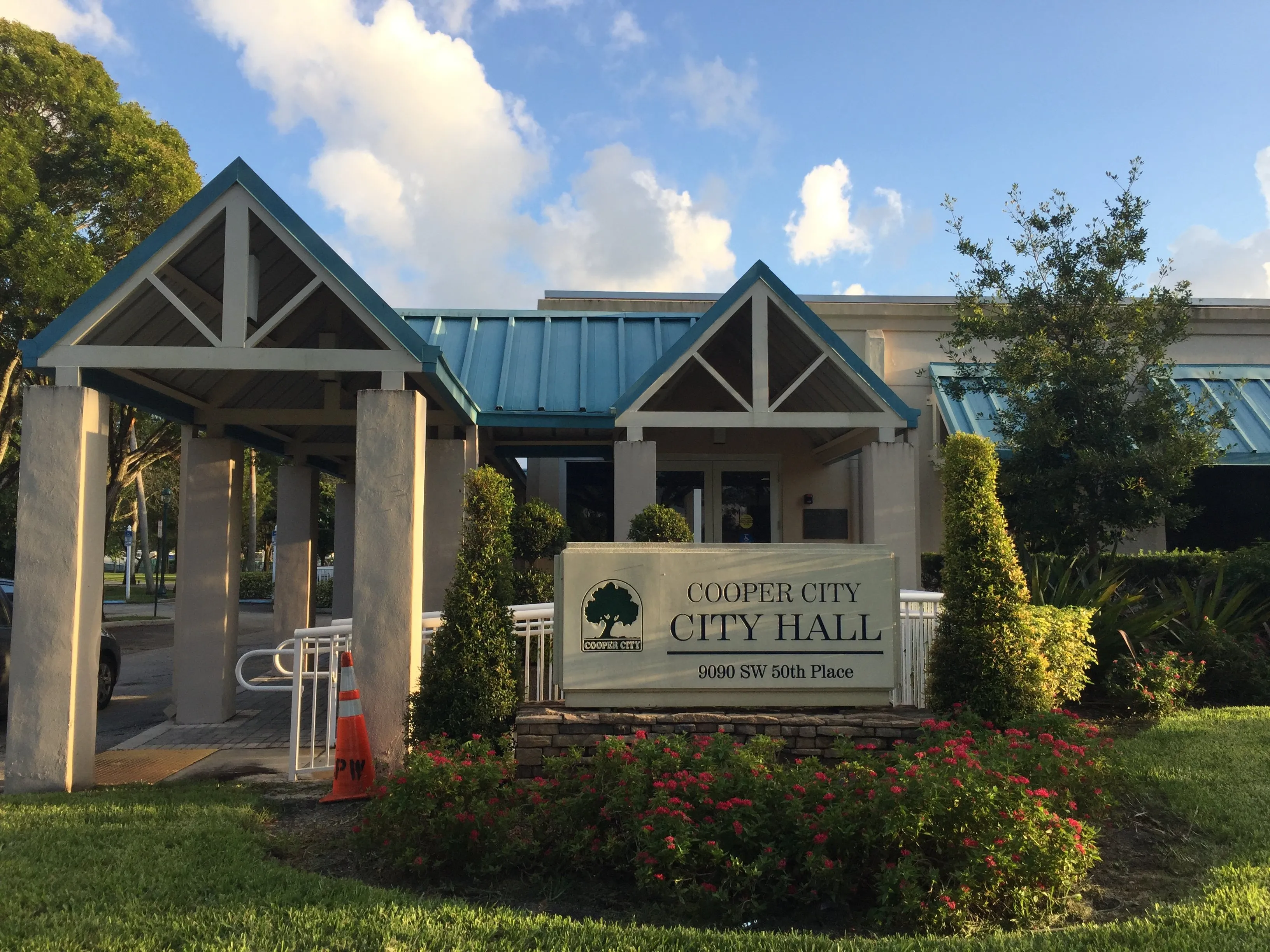 Cooper City City Hall on SW 50th Place in Cooper City, Florida