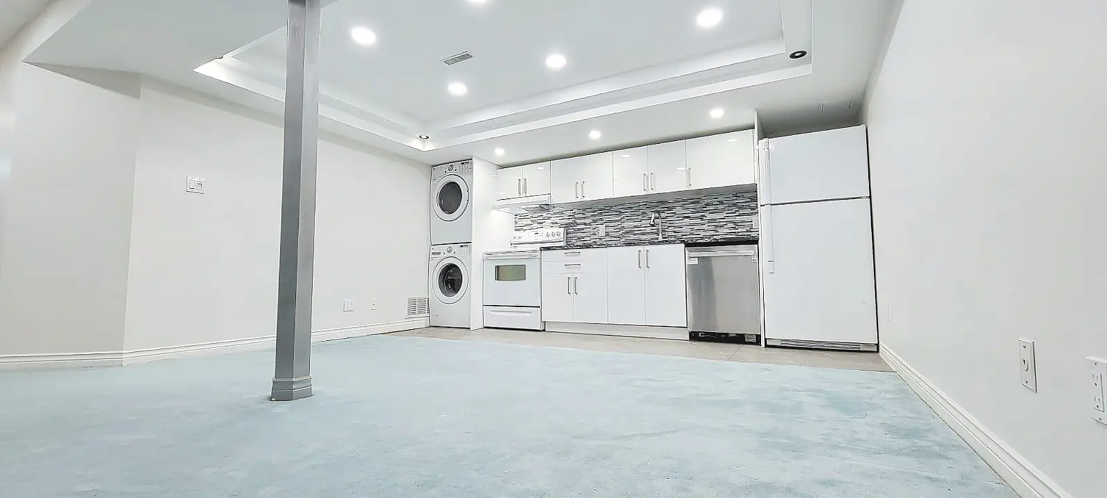 Luxurious finished basement by YAF Construction