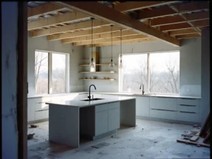 Custom Cabinetry & Quartz Counter