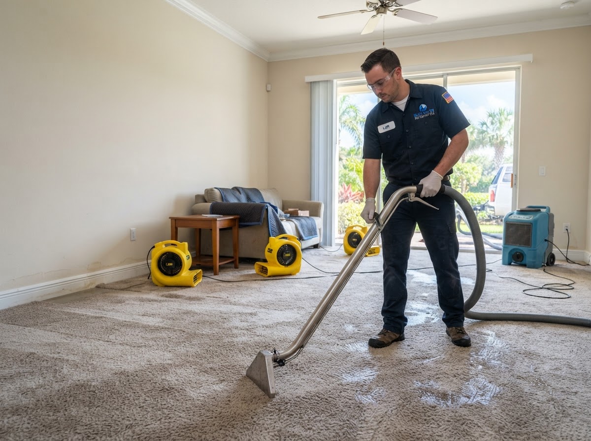 Water damage restoration in Lakeland Florida