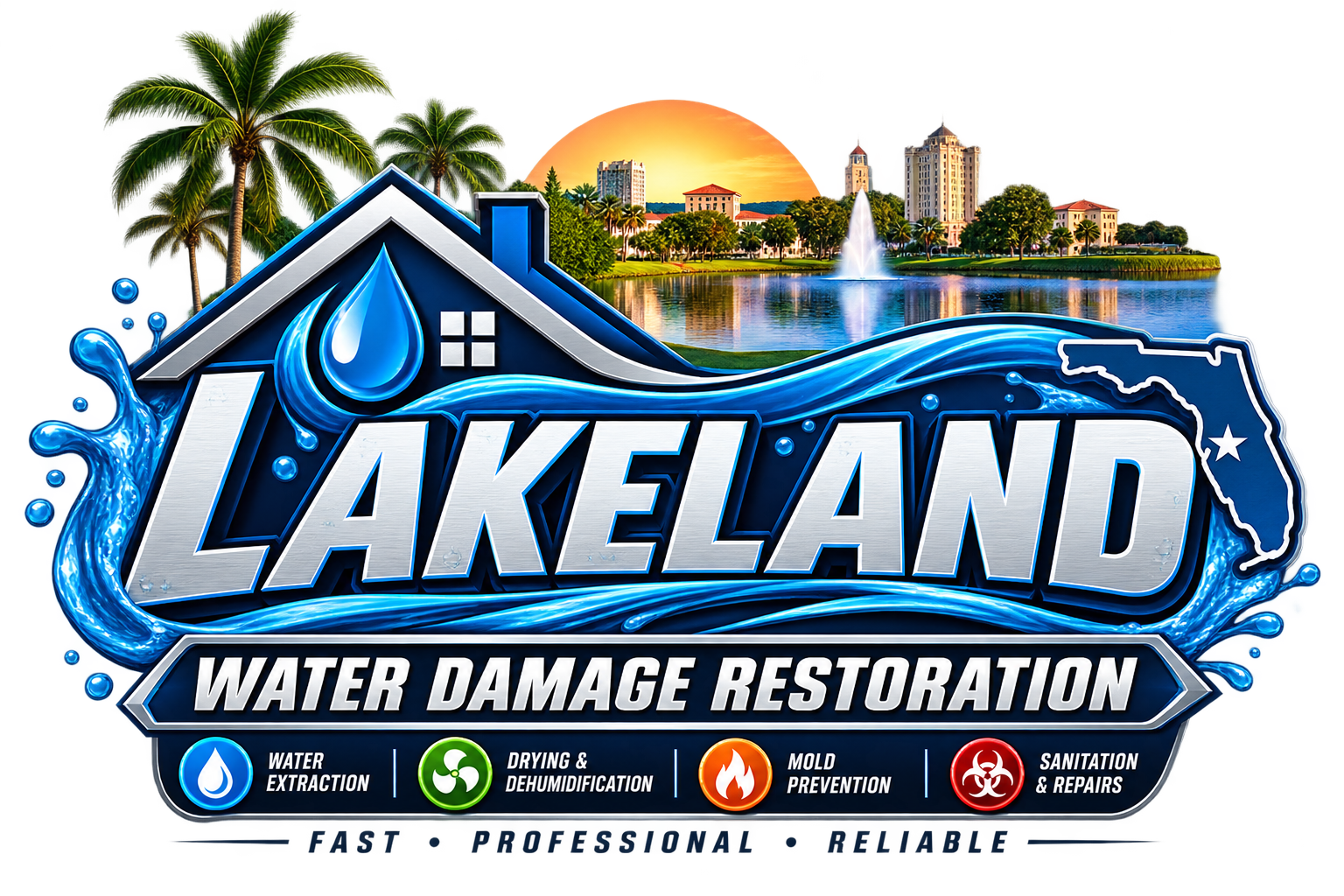 Lakeland Water Damage Restoration Logo