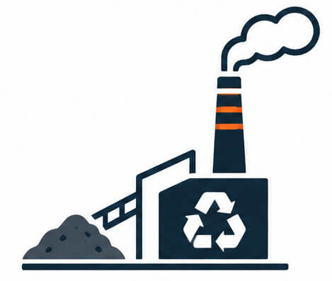 Icono sector Valorización e incineración de residuos