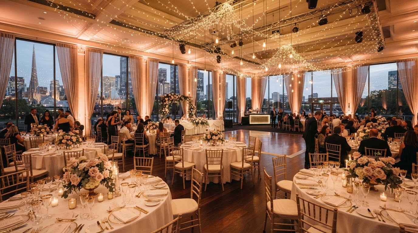 Professionally styled event inside the BO Space & Events venue in Melbourne