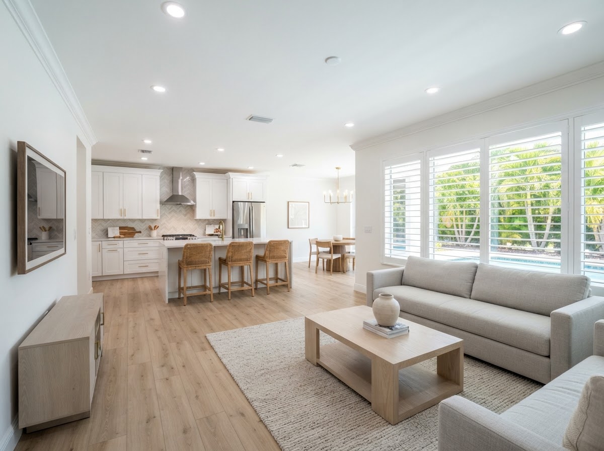 Modern interior home remodel by Ranny Martin LLC in Deltona, FL