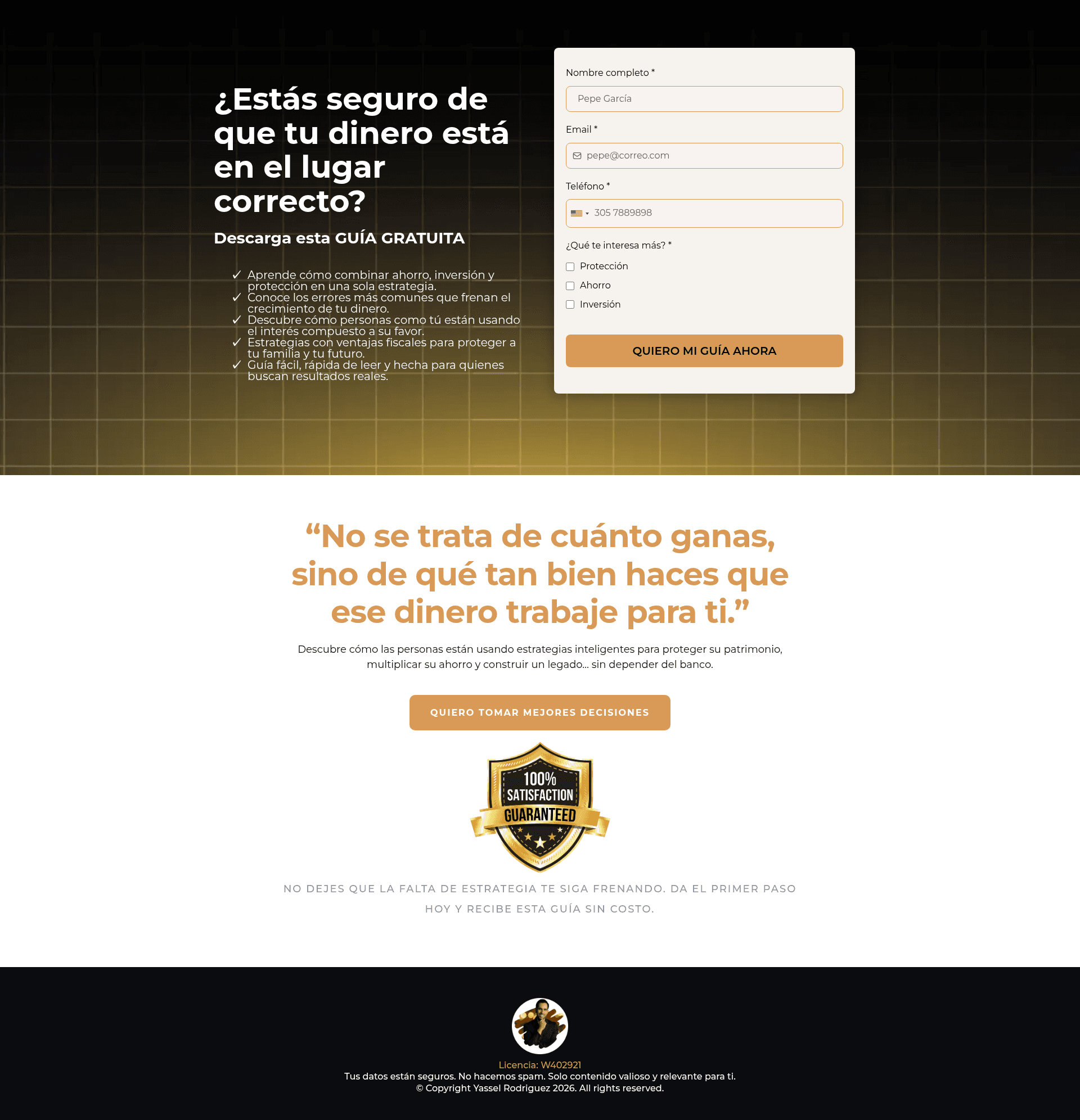 Captura del proyecto ANS Invest Advisors — Landing