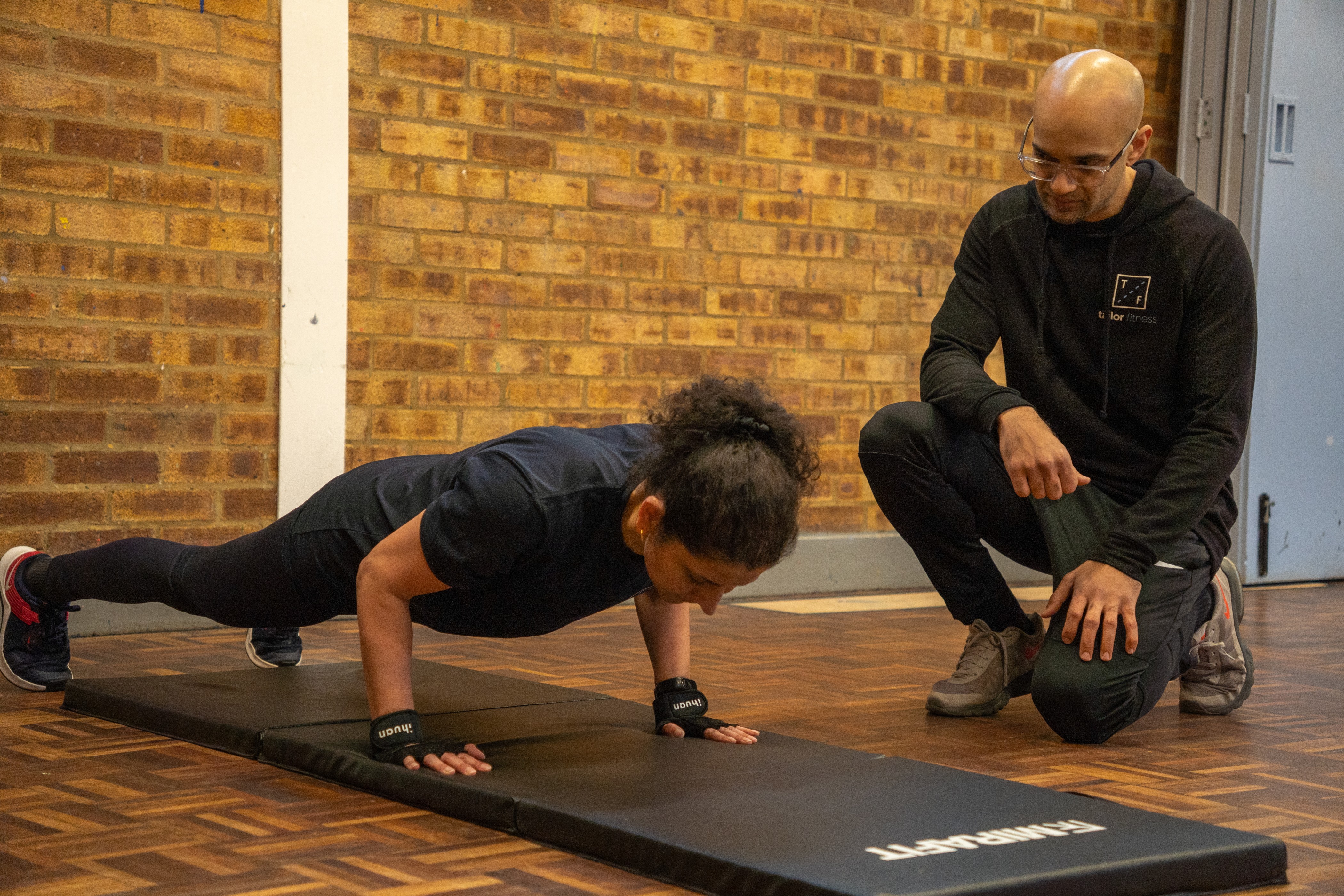 Personal training session at Tailor Fitness in Winchmore Hill