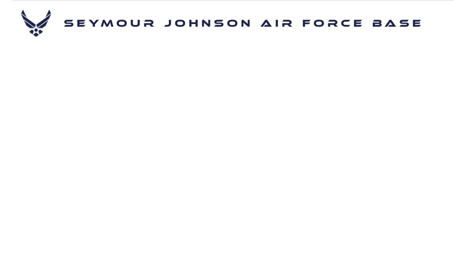 Seymour Johnson Air Force Base — Gwendolen Wilder professional experience