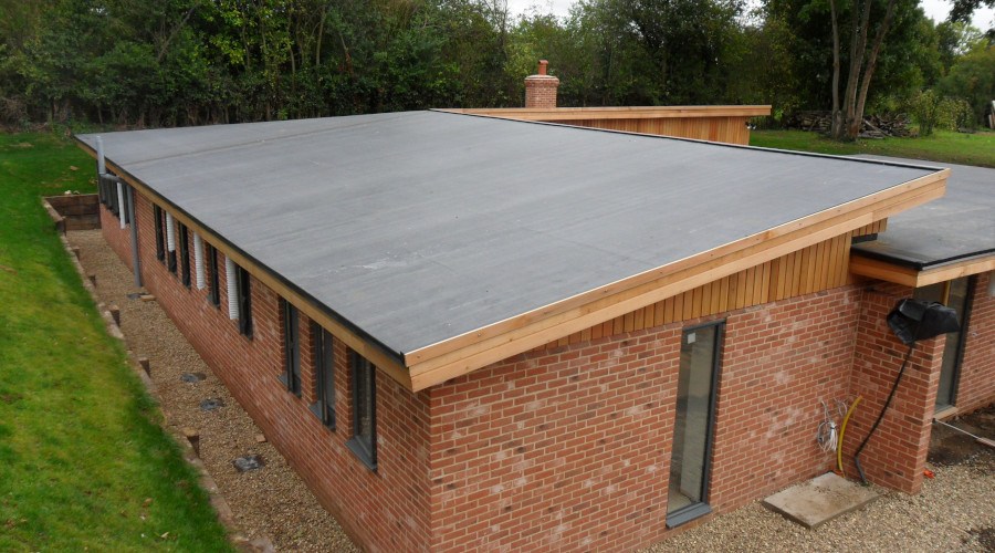 EPDM Flat Roofing Installation