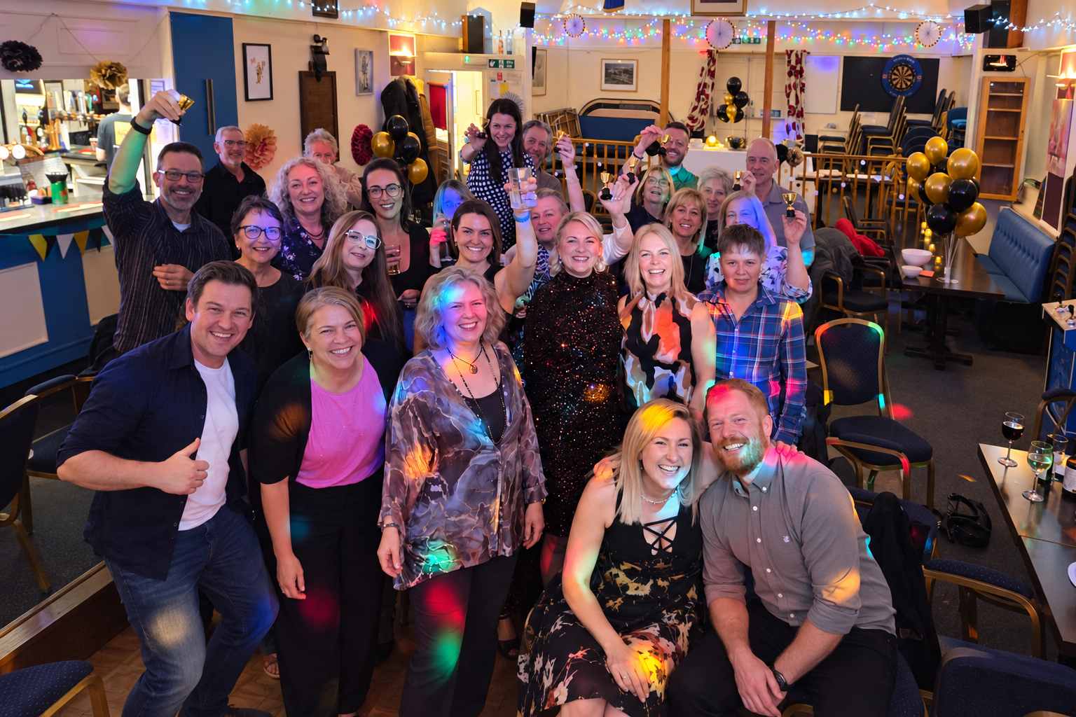 LukeMurray.Fit community members celebrating together at an event