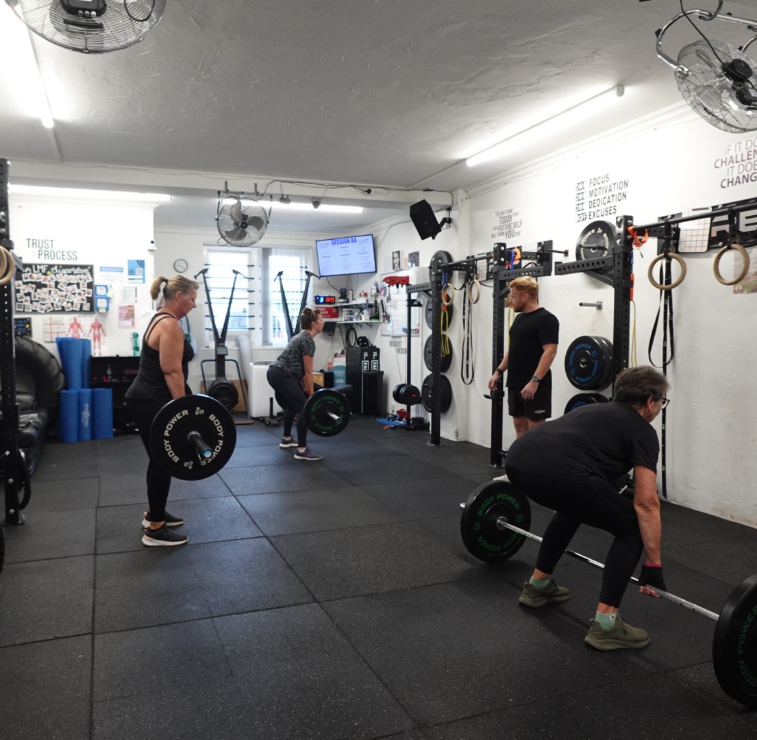 Members training together in a small group at LukeMurray.Fit, Bognor Regis