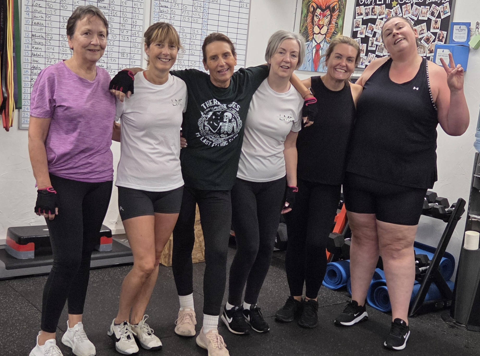 Members smiling together at LukeMurray.Fit in Bognor Regis