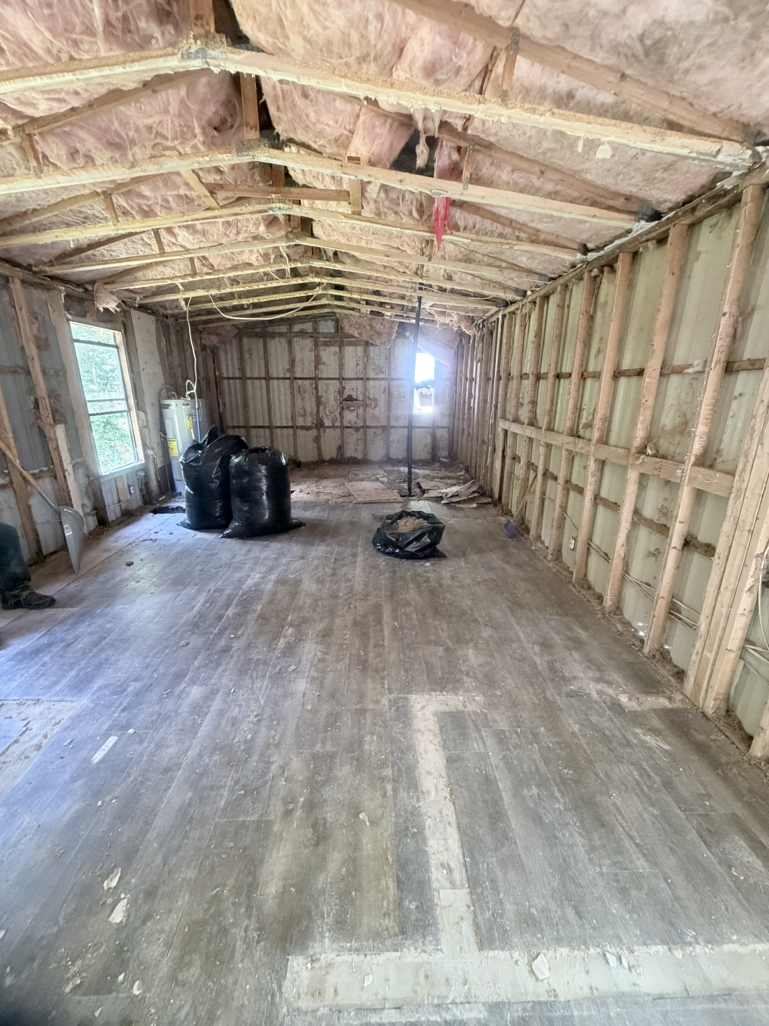 Complete Interior Gut & Renovation Framing Prep