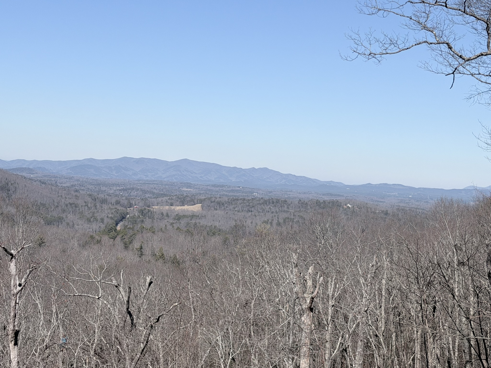 Scenic North Georgia Mountain View Clearing & Lot Vista
