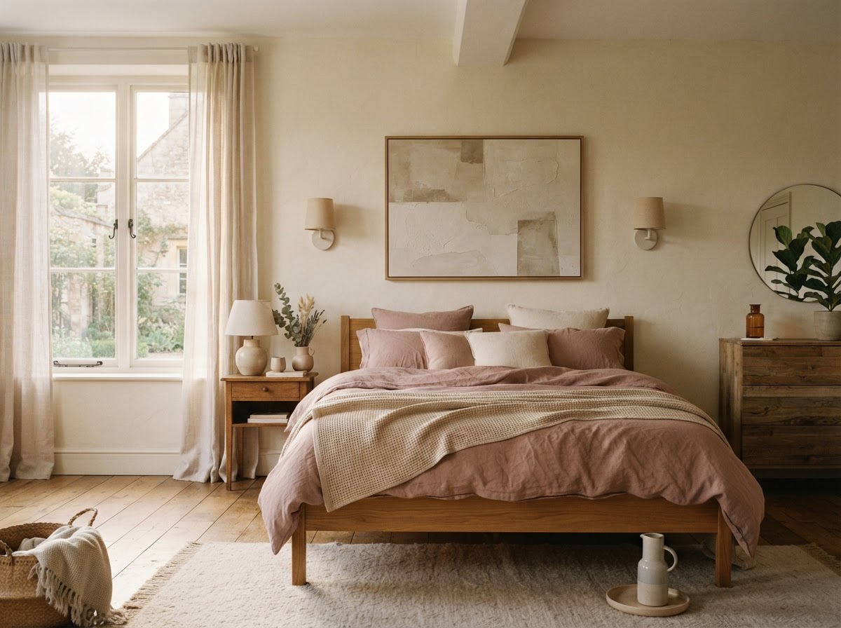 Sage Linen Bedroom — design concept