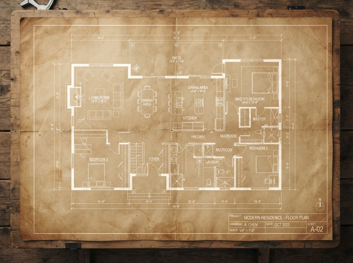 New Construction — Architectural Blueprint