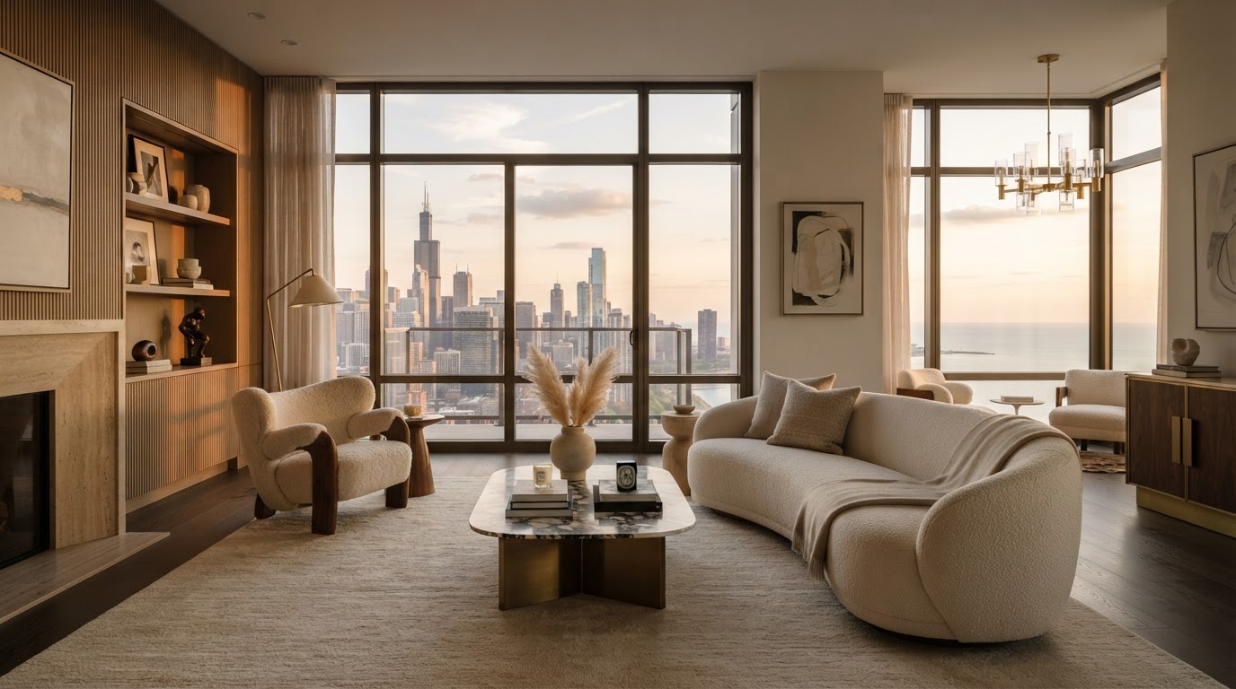 Dramatic Chicago interior