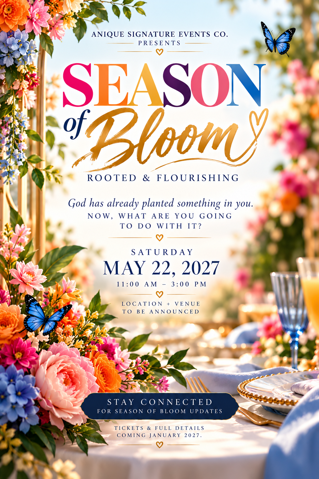 Season of Bloom Teaser Flyer