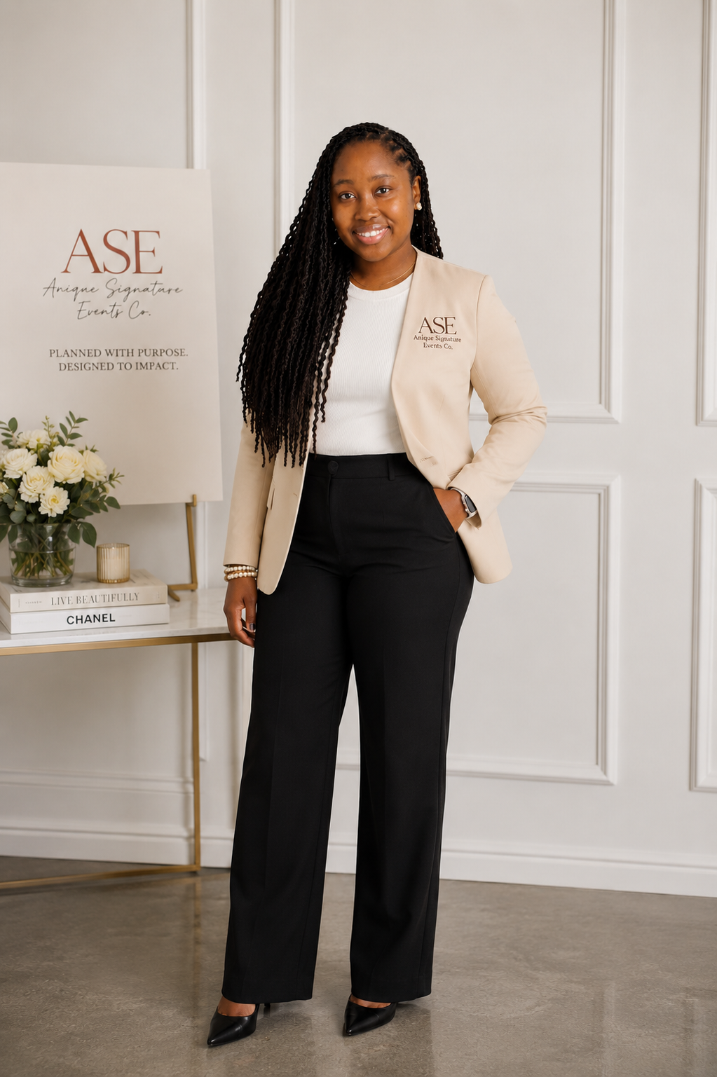 Leea, founder of Anique Signature Events Co.
