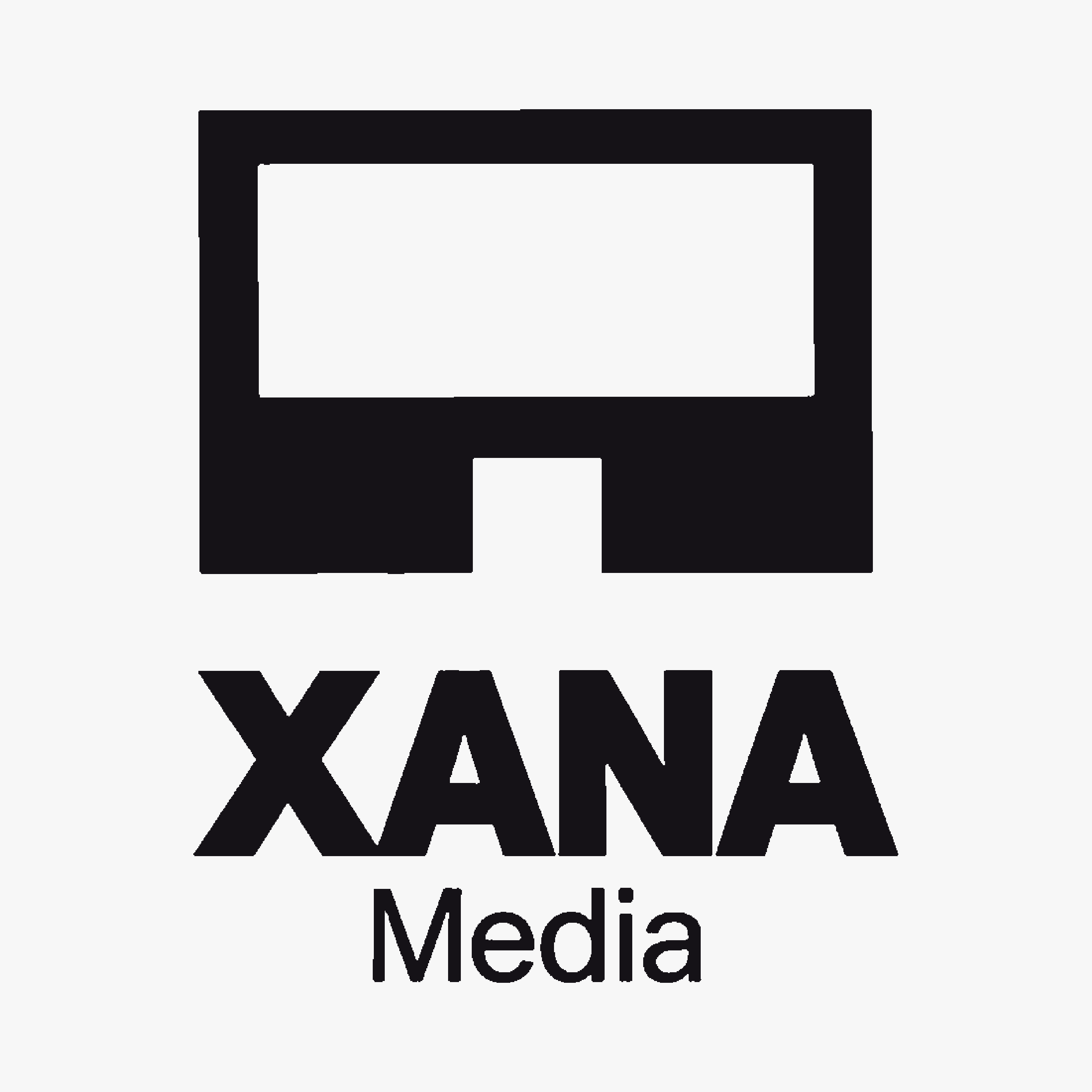 XANA MEDIA — lockup apilado