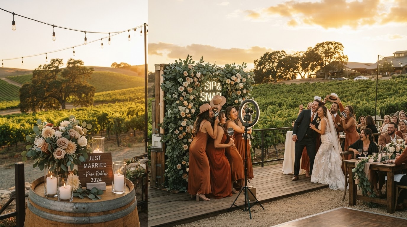 Planning a San Luis Obispo Wedding? How a Photo Booth Fits In