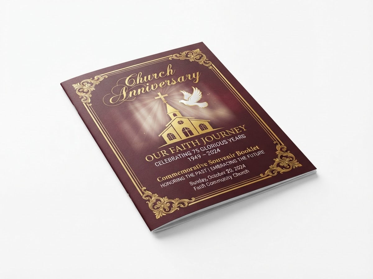 Church Anniversary Booklet Sample