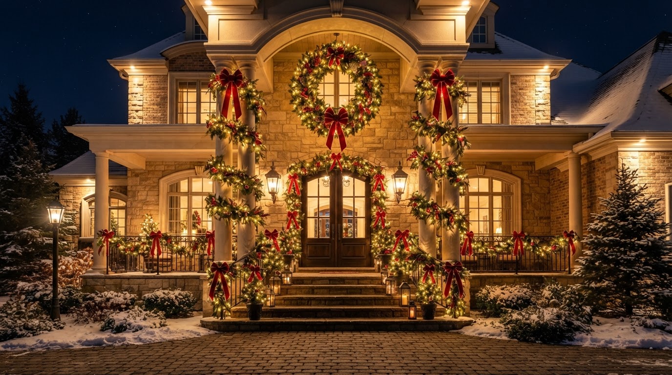 Wreaths, Garland & Bows