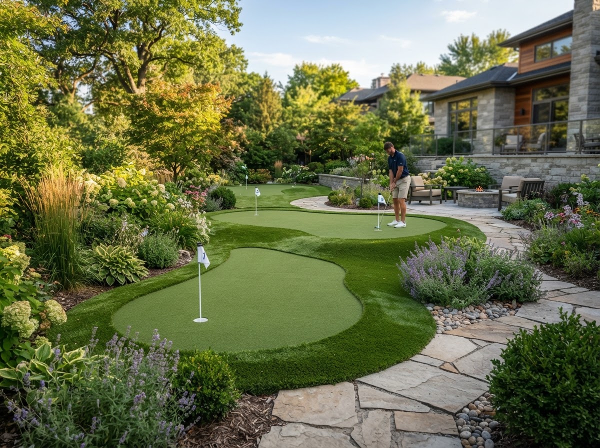 Residential 3-Hole Putting Green