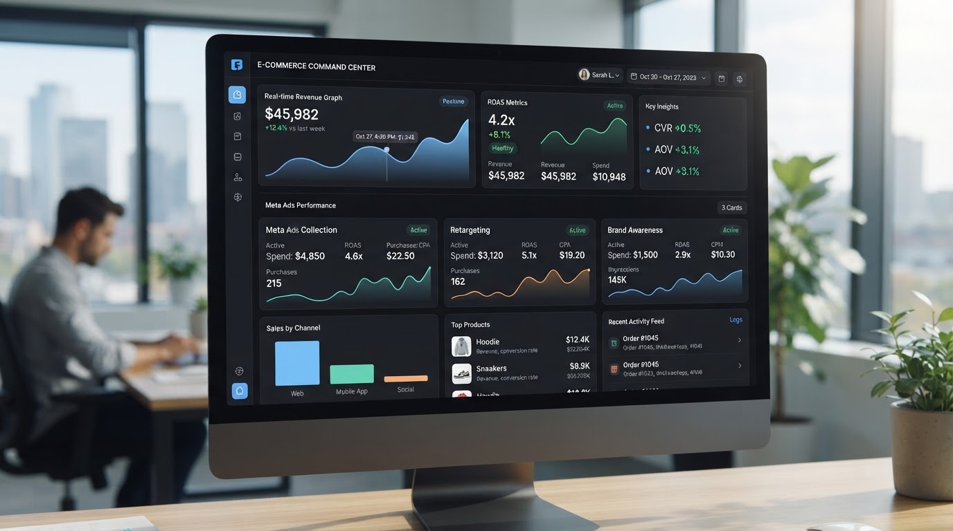 E-Commerce Growth Command Center Dashboard