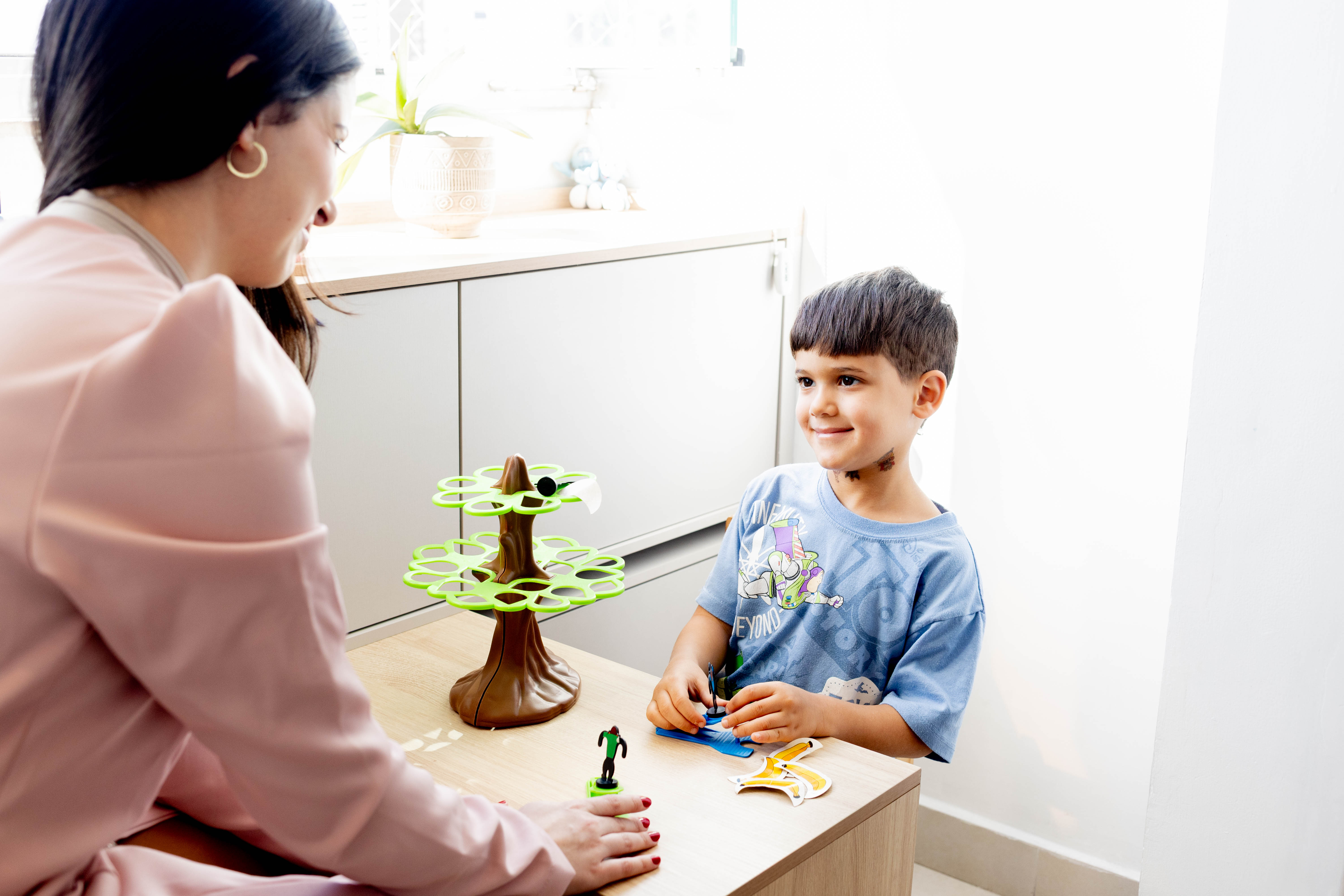 Atendimento fonoaudiológico infantil individualizado na Clínica Camila Andrioli