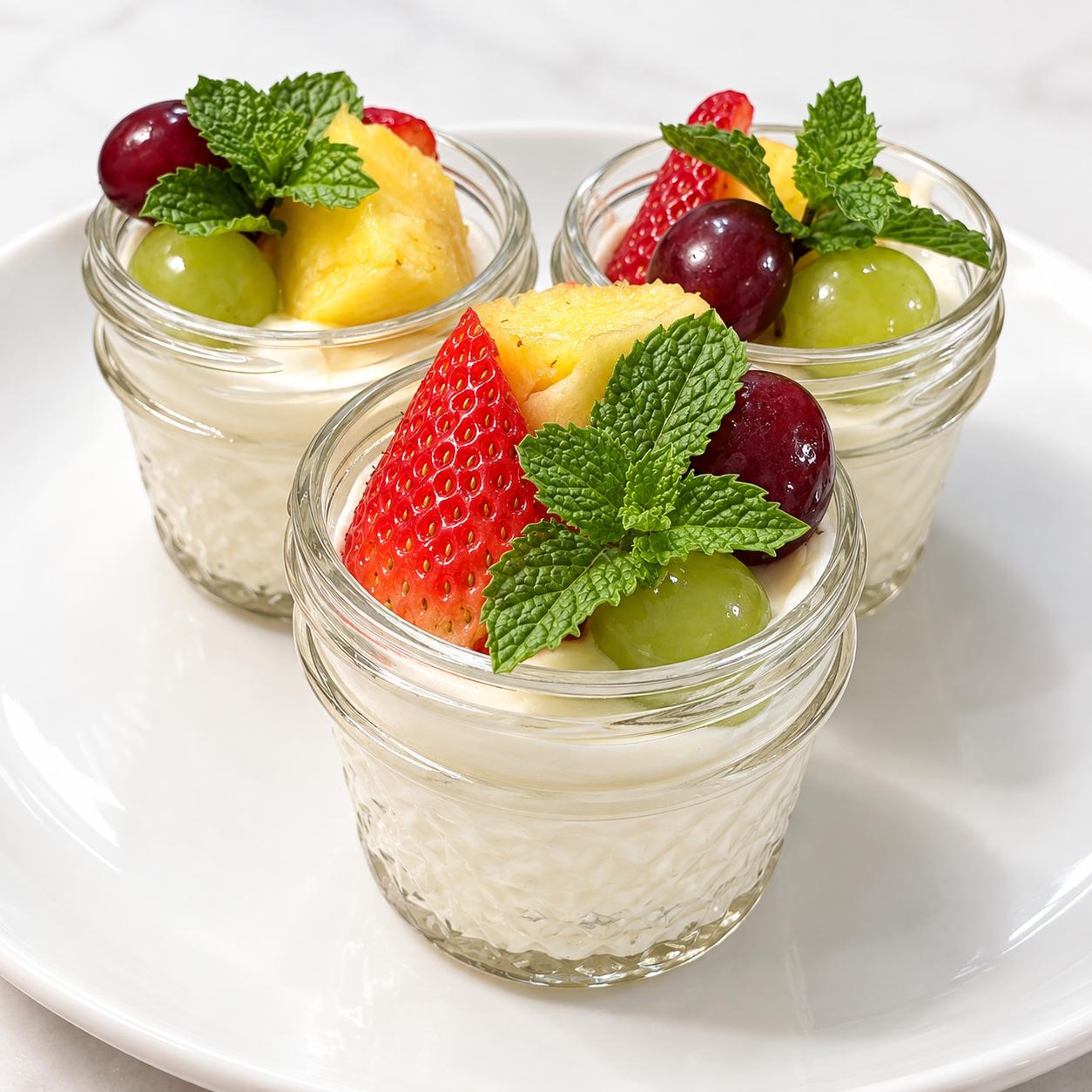 BREAKFAST Yogurt Fruit Parfaits