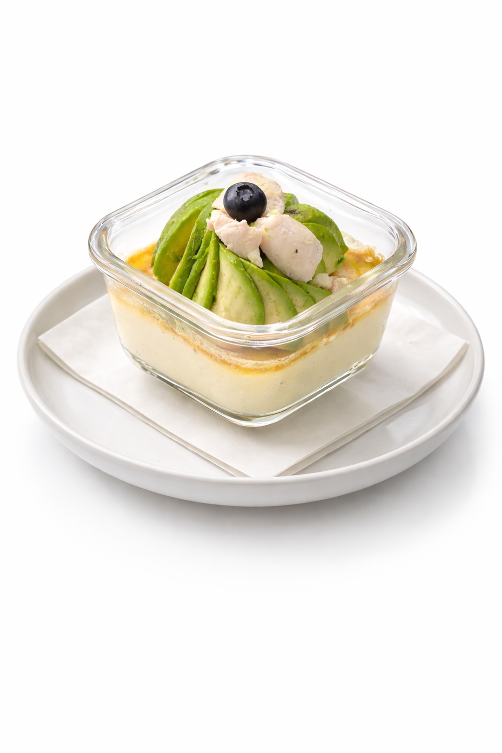 Avocado egg breakfast pot