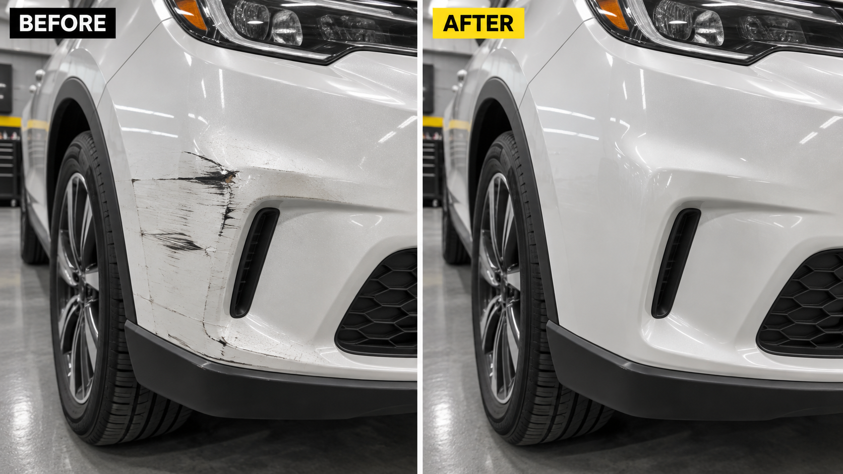 Plastic Bumper Scuff & Crack Repair