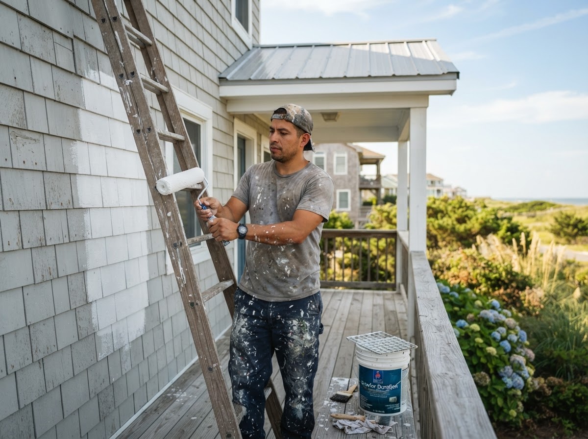 Exterior Painting services in Outer Banks, NC by Adrian's Painting Company