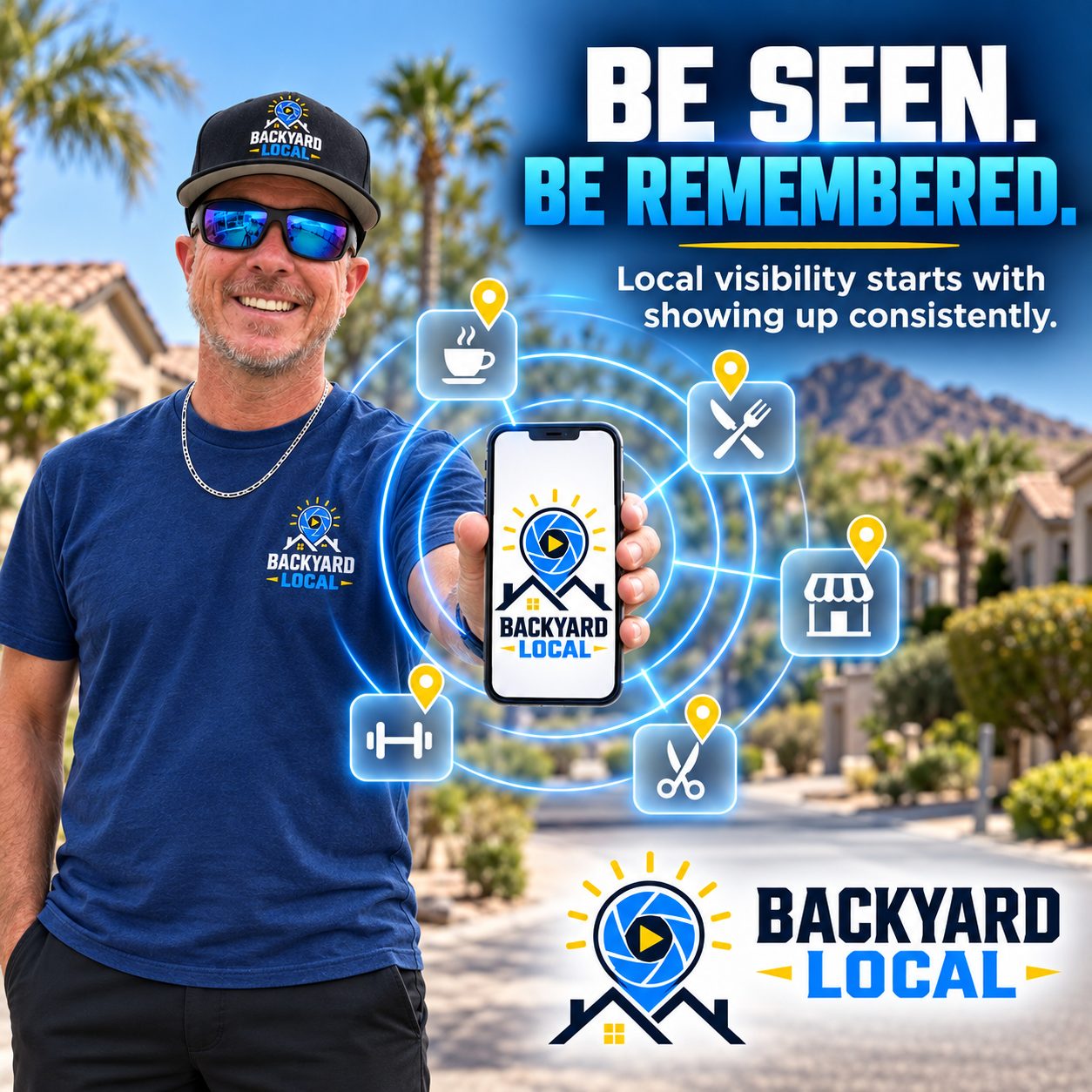 Bryan founder of Backyard Local and owner of Doo Doo Patrol Anthem Arizona