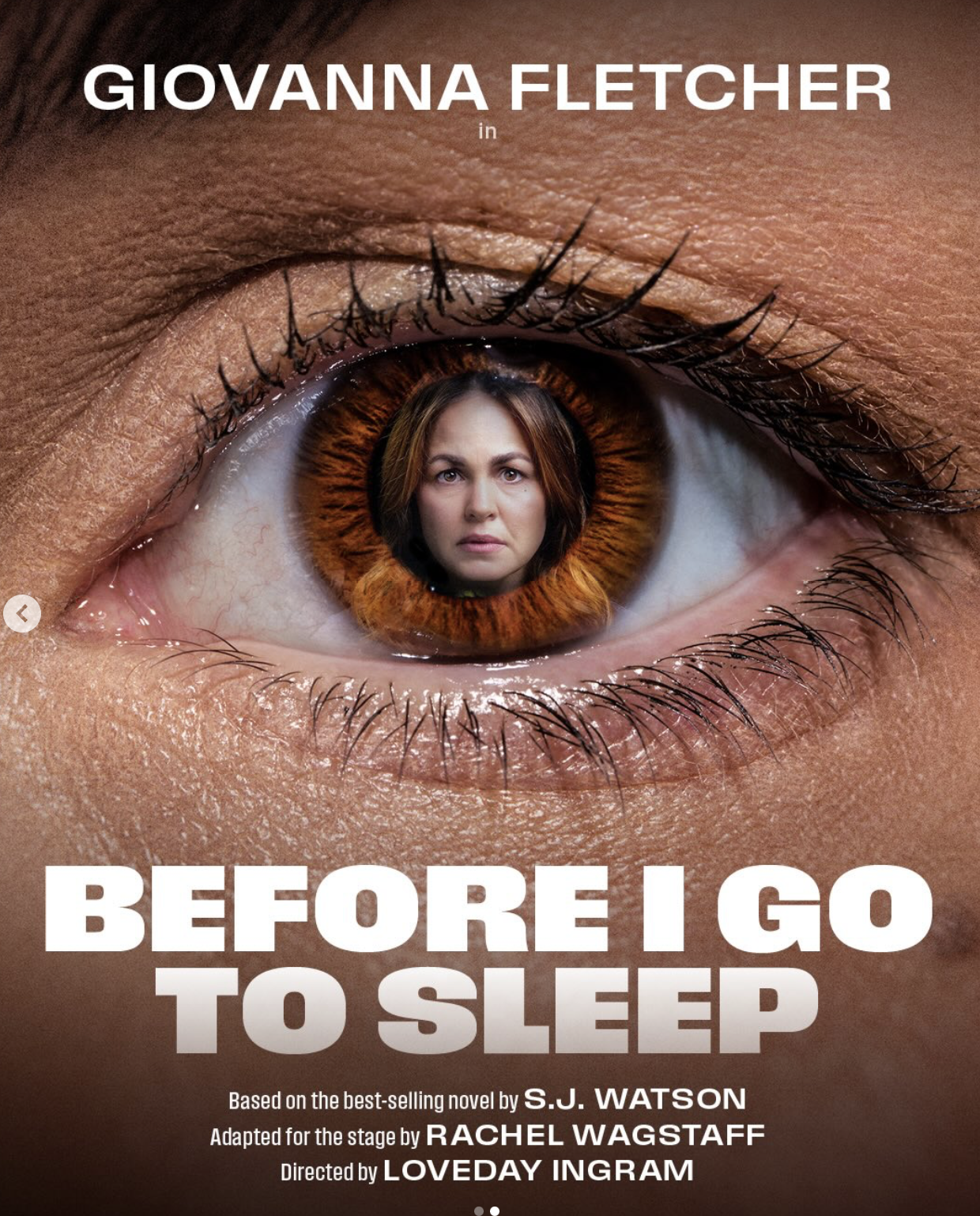 Giovanna Fletcher in Before I Go To Sleep Stage Production