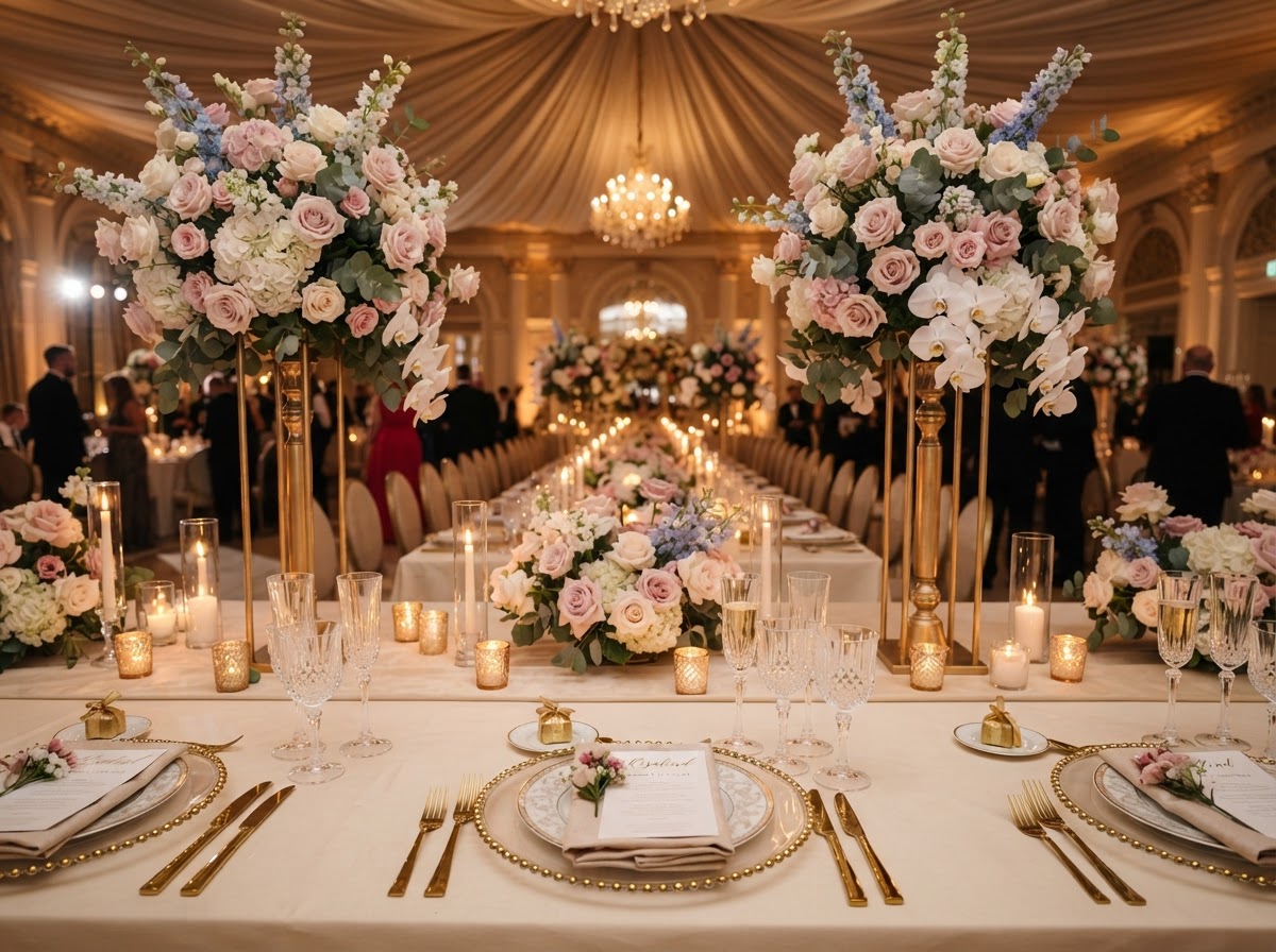 Reception Tablescape