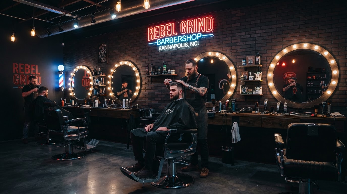 Klippah Talk Barbershop Modern Atmosphere