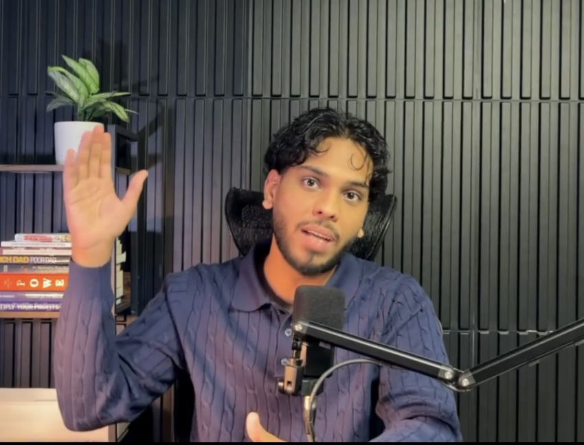Taha Siddiq recording video breakdown