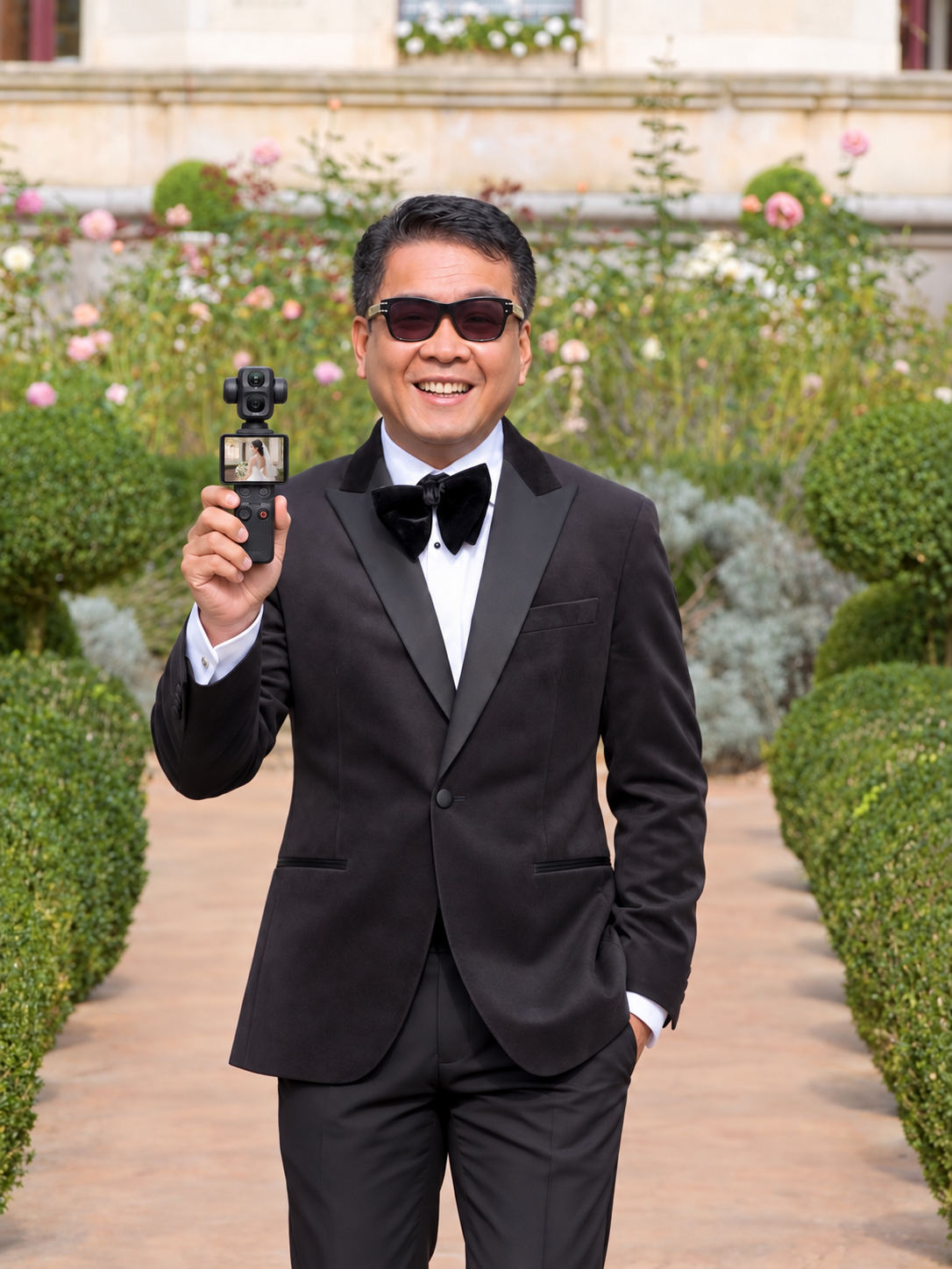 Vic Rivero, founder and creative director of RIVÉA — luxury wedding content creator and filmmaker