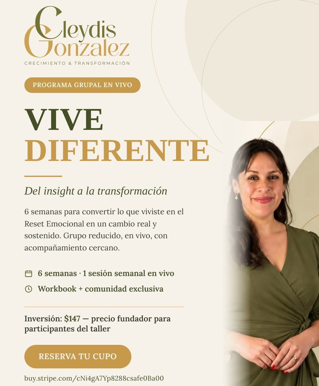 Del Insight a la Transformación — Programa Oficial de Cleydis González