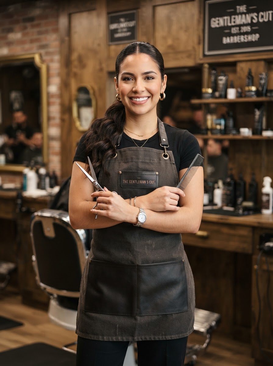 Sofia Reyes, Barber at The Menz Room Barber Lounge