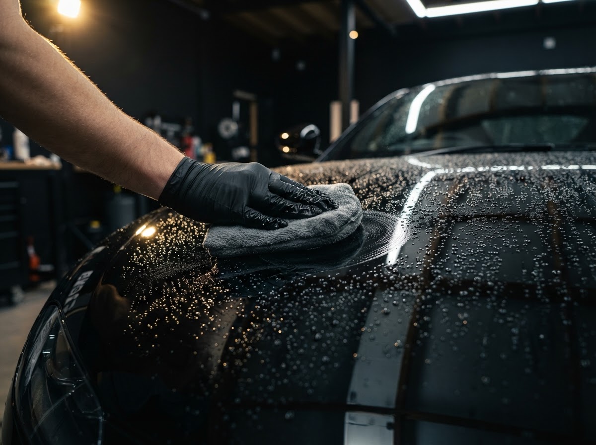 Sample after — freshly detailed vehicle (placeholder imagery, not an actual MEHL's customer vehicle)