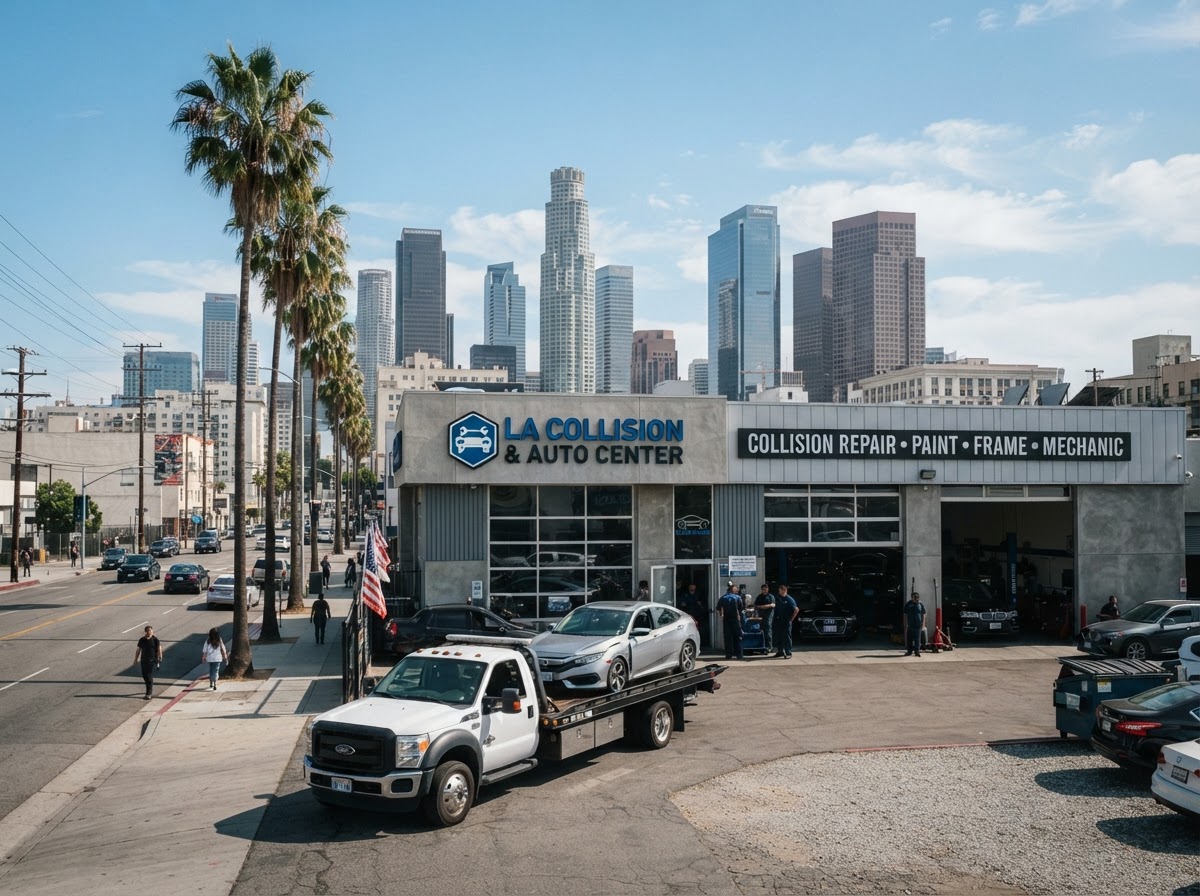 Downtown Los Angeles (DTLA) auto body shop and collision repair
